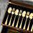 Fine Silverware Box With Glass Lid, 2-Layer Wooden Silverware Chest With Drawer,2 Layer-108372409
