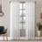 Textured Slub Anti-Dust Striped Semi-Sheer Rod Pocket Curtain Panel-44432034-44432039