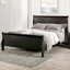 Wooden Sleigh Design Bed-588600956-588600953