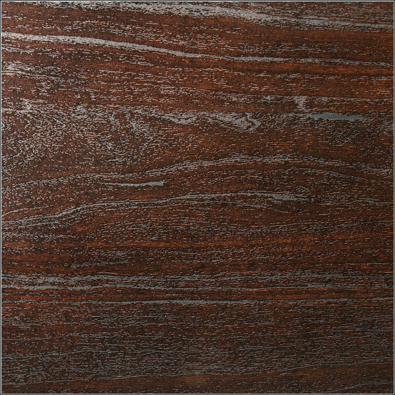 Table de chevet rectangulaire 2 tiroirs Tomasina, Marron foncé