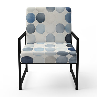 Crissom - Fauteuil rembourré d'appoint abstrait