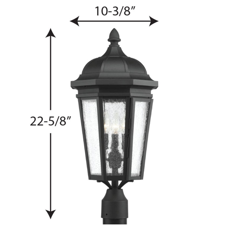 Florence-Graham Seeded Lantern Head, Black