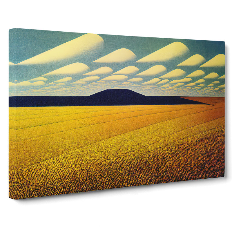 Enviable Wheat Field - Wrapped Canvas, 35cm H x 50cm W x 3cm D