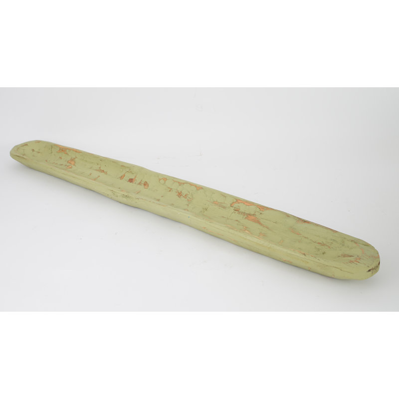 Bol décoratif rustique Adelson, H 6 po x l 40 po x P 2,5 po, Naturel
