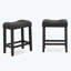 Tabouret capitonné à hauteur de comptoir-1956801157