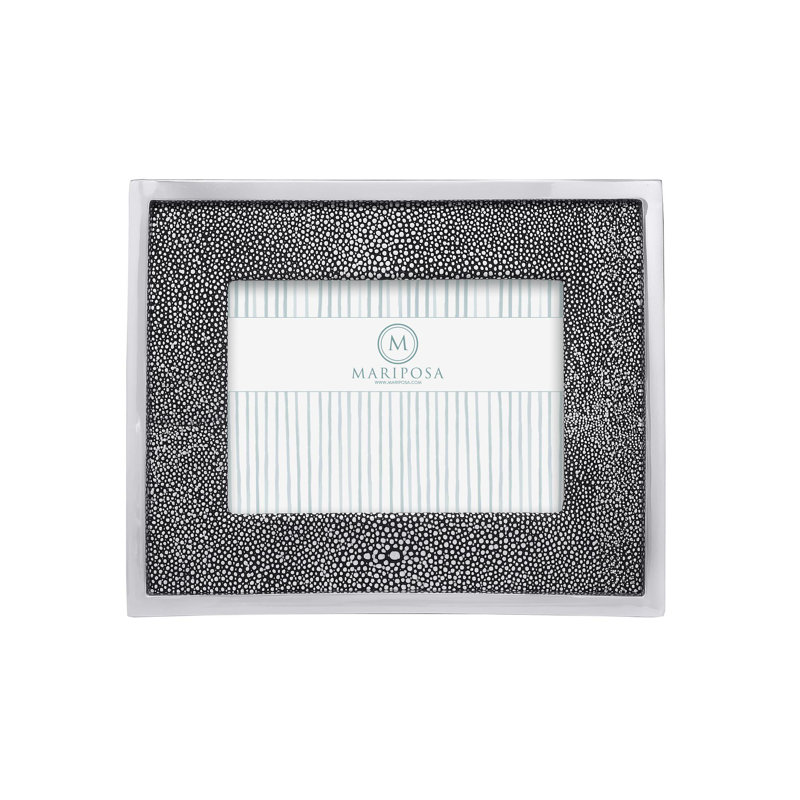 Metal Picture Frame, 6" x 4", Blue