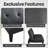 Armaquis Twin 66'' Faux Leather Convertible Sofa-1806124472