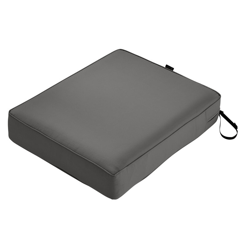 FadeSafe Pina ? Coussin de siège d’extérieur, Gris anthracite, H 5 po x l 23 po x P 25 po
