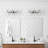 Black & Brass Vanity Light with Glass Shade, Dimmable, E26 Base – UL Certified-647189712-647189718