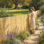 Rouleau de clôture en bambou naturel 6 pi x 8 pi - Panneau de filtrage d'intimité pour le jardin, le patio et la piscine, lattes résistantes aux intempéries traitées avec chaleur et fil antirouille, installation facile et flexible