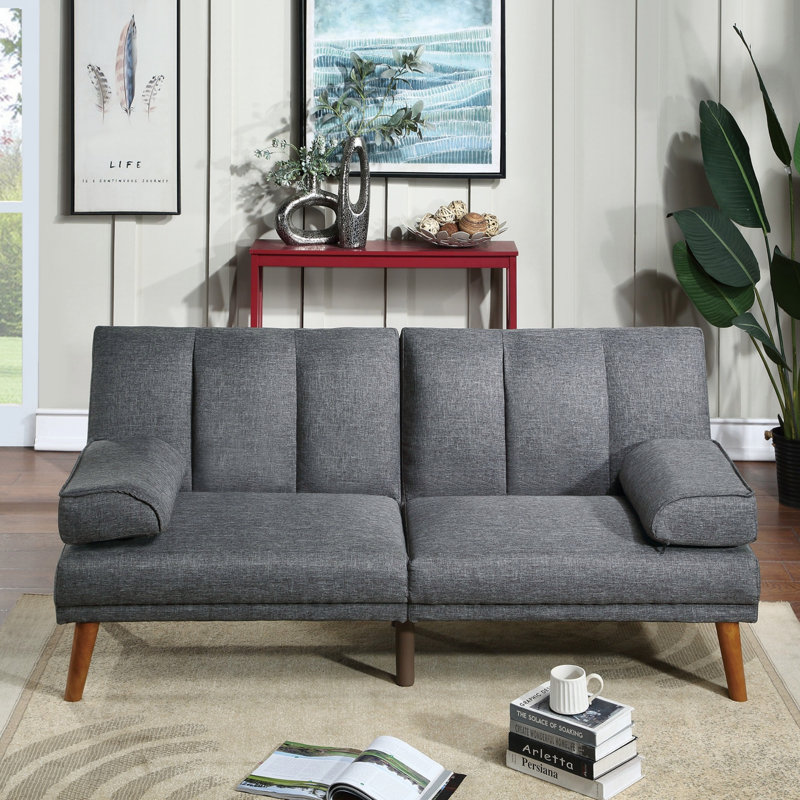 Polyfiber 2Pc Sectional Sofa Set Living Room Furniture Solid Wood Legs Plush Couch Adjustable Sofa Chaise (Sectional)