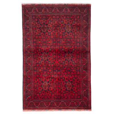 Finest Khal Mohammadi Red Rug 3'11" x 6'0"