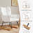 Nursery Rocking Chair, Rocking Chairs for Nursery, Baby Rocker Chair, Glider Rocker, White-841781315