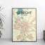 Utrecht City Map - No Frame Print-1788686943
