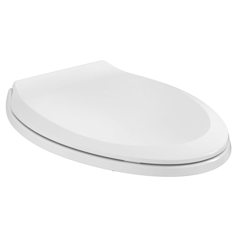 Siège de toilette allongé à fermeture lente