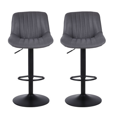 Aneli Height Adjustable Swivel Bar Stool