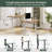 Krisslyn Adjustable Metal Base Standing Desk-2144877409