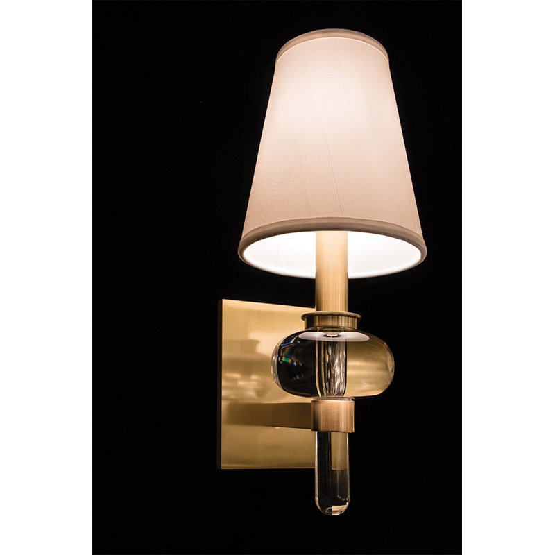 Luna 1 - Light Wallchiere, Aged Brass