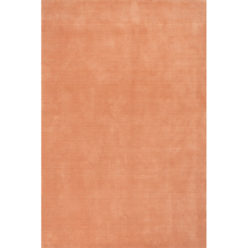 Tapis en mélange de laine tacheté Lahjar, Rectangle 7 pi 6 po x 9 pi 6 po