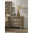 1Pc Contemporary Style Two Drawers Storage Nightstand Wooden Bedroom Furniture Light Brown Warm Wood Finish