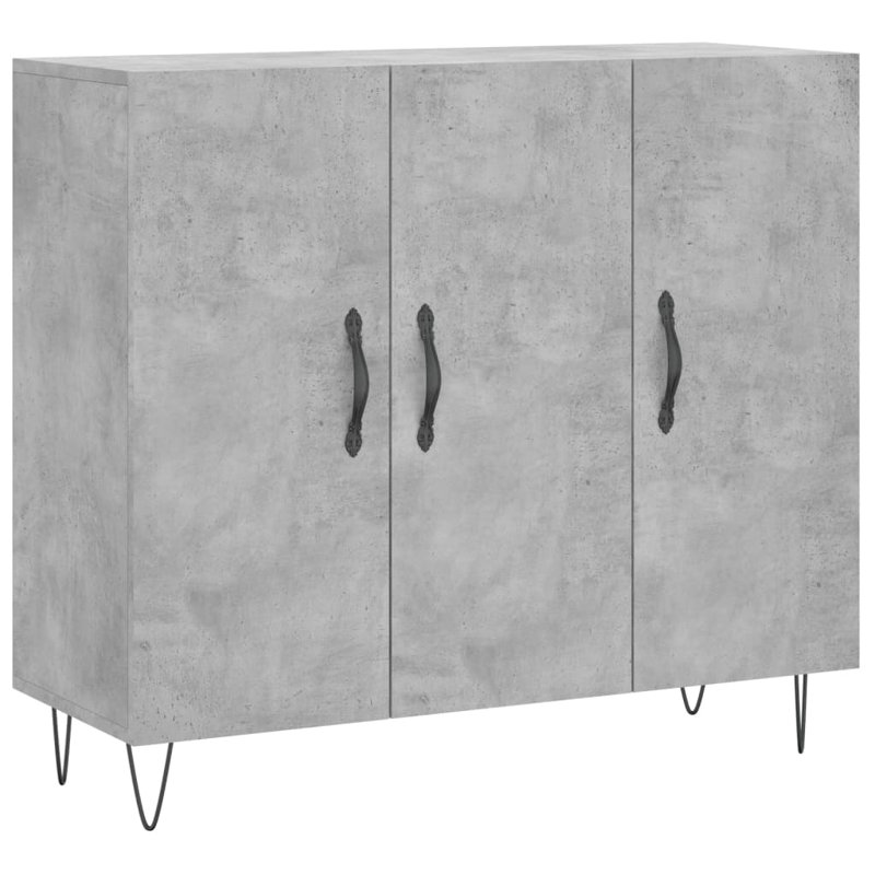 Kimballton Iron 3 - Door Rectangle Accent Cabinet, Concrete Grey