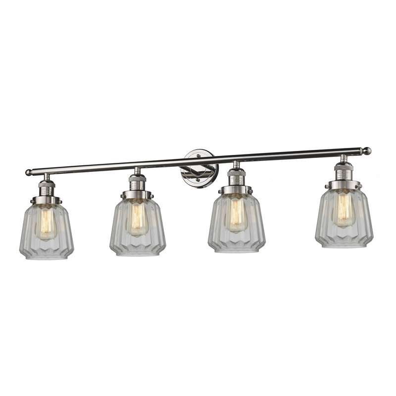 Vinson 4 - Light Dimmable Vanity Light, Polished Nickel