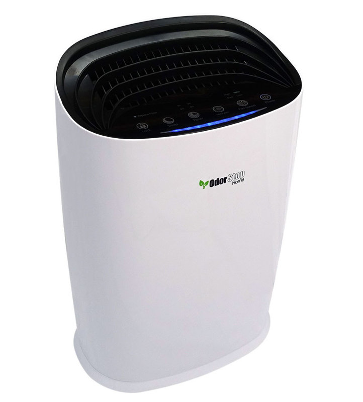 OdorStop Console Air Purifier with True HEPA Filter for 600 Cubic Feet