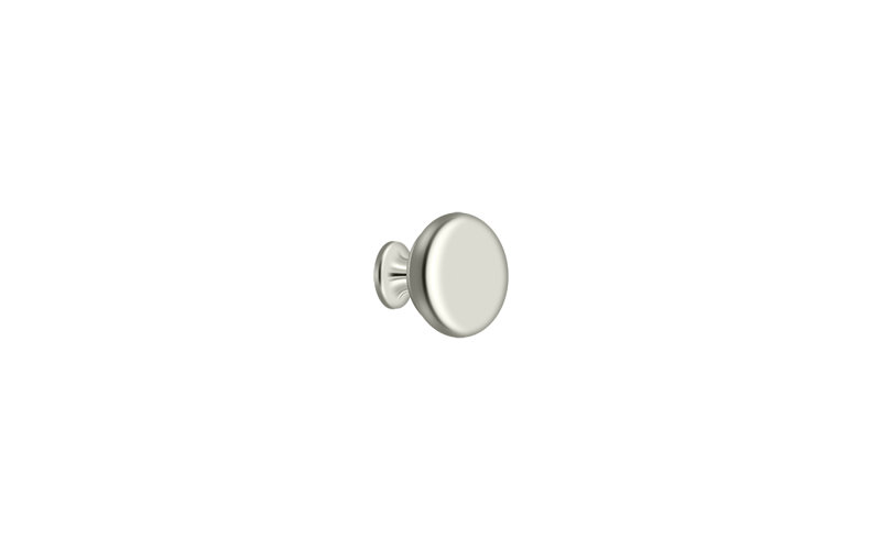 Mushroom Knob, Polished Nickel