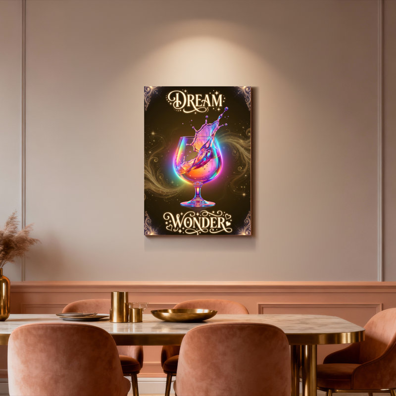 «Dream Wonder», ensemble de 1 reproduction d'art sur toile tendue, H 18 po x l 12 po