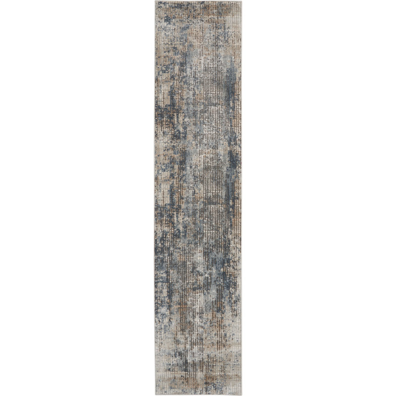Mercury Row® Adda Abstract Blue/Gray Area Rug & Reviews | Wayfair