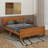Wood Platform Bed With Headboard-1125127867-1125127868