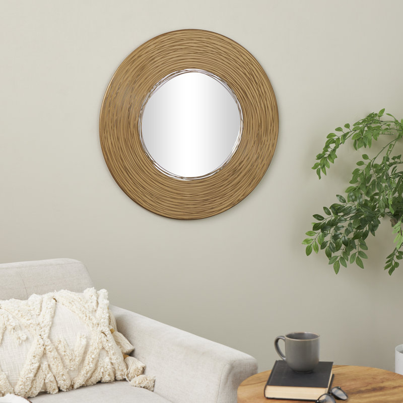 Miroir mural Crin, 29,50 po x 29,50 po