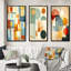 «Midcentury Minimal Abstract Geometric Art», ensemble de 3 reproductions-1470890093-1470890098