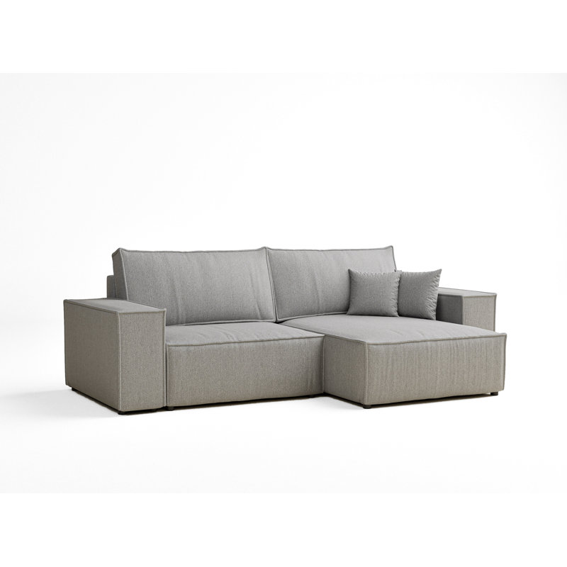 3 Seater Corner Sofa, Beige, Right Hand Facing