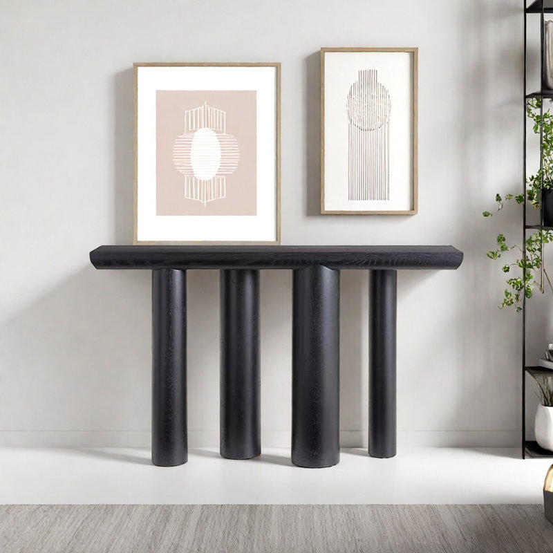 Modern Minimalist Console Table, 33.46" H x 47.24" W x 13.78" D