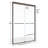 Infinity 55" W x 70" H Bypass Semi-Frameless Shower Door-14170808-14170810