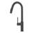19.12" Pull-Down Kitchen Faucet With Abs Pull-Out Head - Matt Black Handle-933708681-933708680