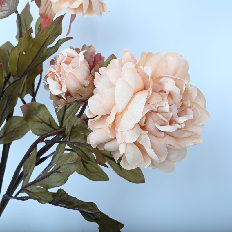 Décoration de table 24 po H artificielle avec longues tiges pour vase, Rose