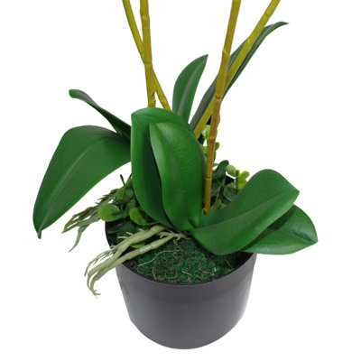 Plastic, Silk Artificial Arrangement in Pot