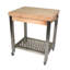 Cucina Prep Table with Butcher Block Top-501146-501126
