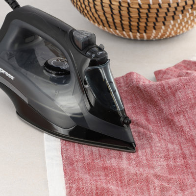 Impress Mid-Size Steam and Dry Iron With Spray and Steam Burst Function in Black