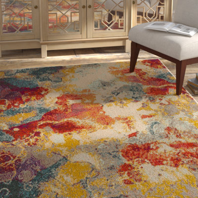 Donnelsville 100 Performance Abstract Rug