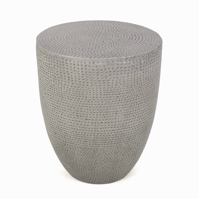 Outdoor Lightweight Concrete Side Table