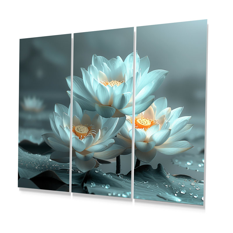Ensemble de salon avec art mural blanc et gris, Métal métal, H 28 po x l 36 po x P 1 po