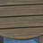Outdoor 16" Acacia Wood Side Table, Gray Finish