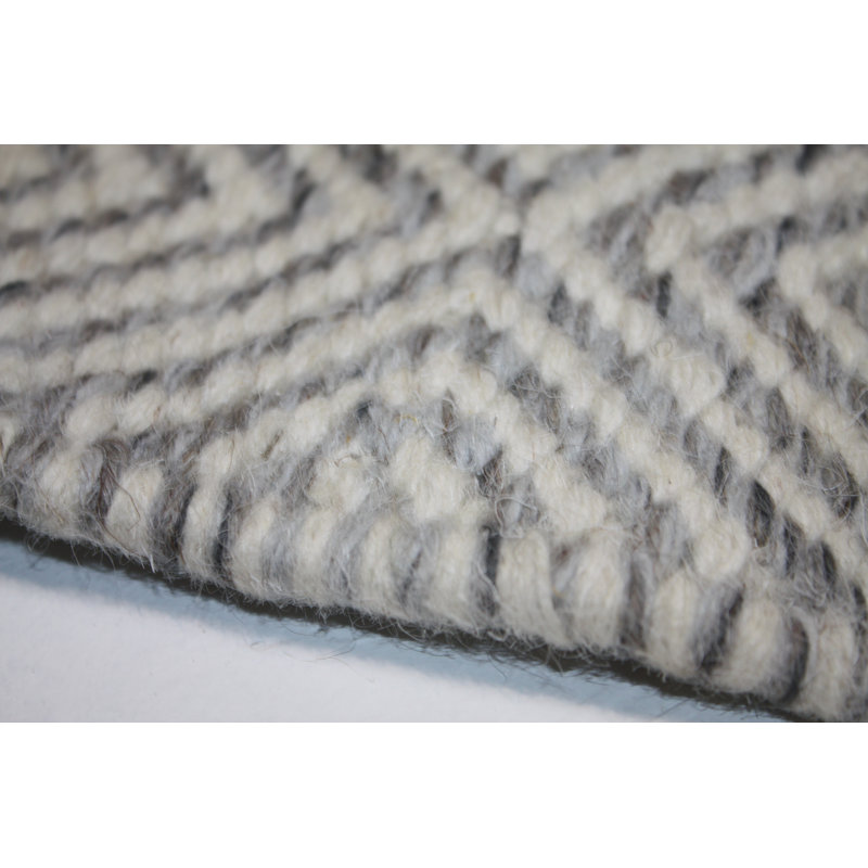 Loiret Geometric Wool Hand Woven Area Rug, Rectangle 190 x 290cm