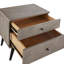 Table de chevet 2 tiroirs Macedo Mid-Century