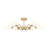 Justina Modern Gold 6 Light Chandelier-123223122