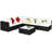 Ensemble de conversation modulaire en rotin 7 pièces avec coussins Finnbar-971830207