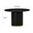 Tov Furniture Chelsea Black Oak Round Dining Table-89833056